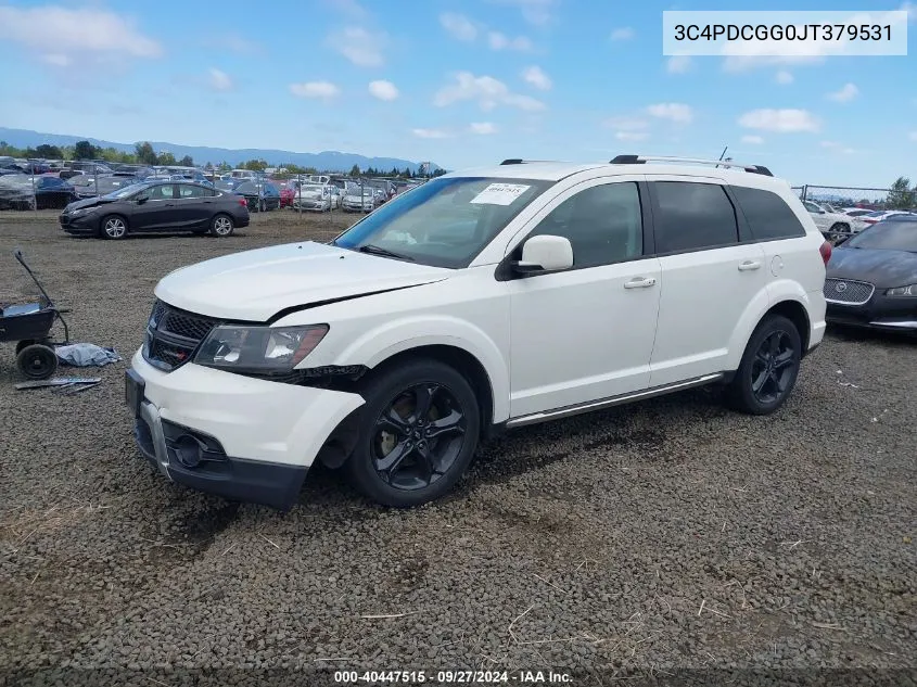 2018 Dodge Journey Crossroad VIN: 3C4PDCGG0JT379531 Lot: 40447515