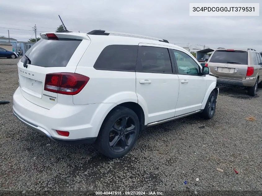 2018 Dodge Journey Crossroad VIN: 3C4PDCGG0JT379531 Lot: 40447515