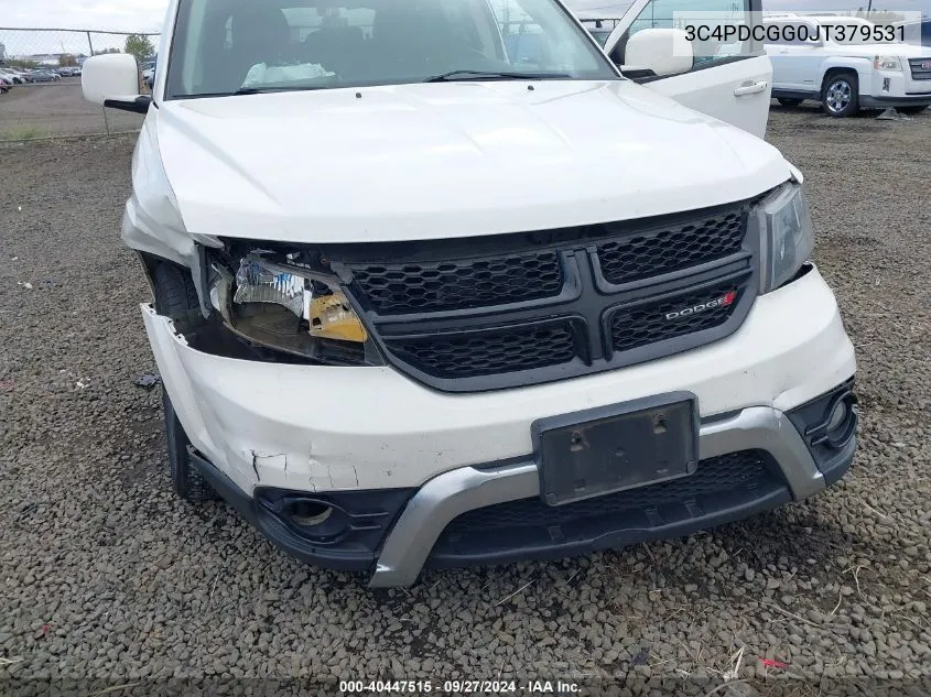 2018 Dodge Journey Crossroad VIN: 3C4PDCGG0JT379531 Lot: 40447515