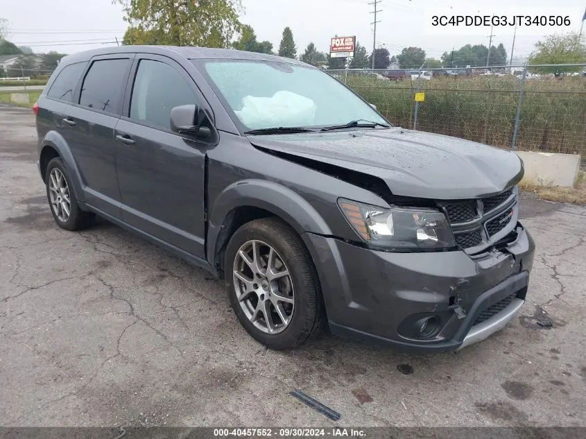 2018 Dodge Journey Gt VIN: 3C4PDDEG3JT340506 Lot: 40457552