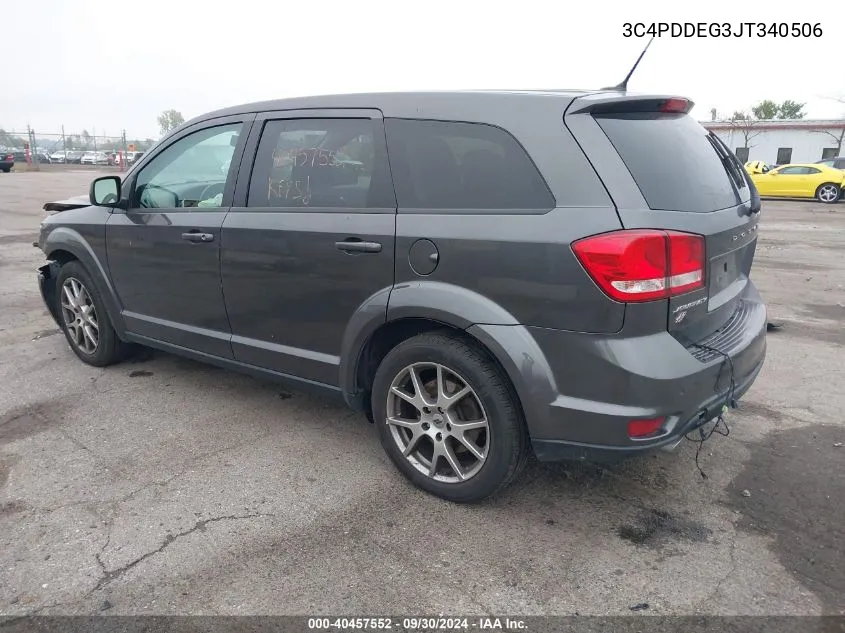 2018 Dodge Journey Gt VIN: 3C4PDDEG3JT340506 Lot: 40457552