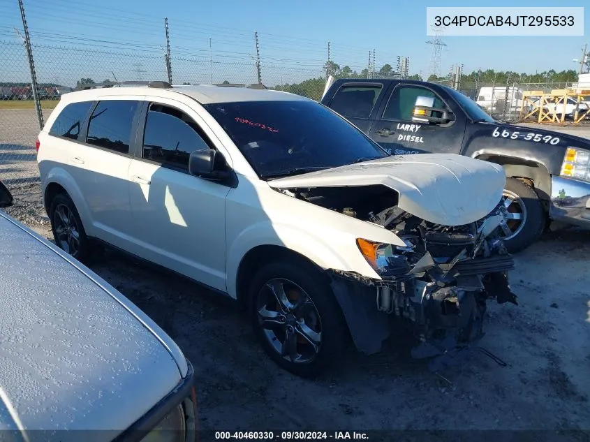 2018 Dodge Journey Se VIN: 3C4PDCAB4JT295533 Lot: 40460330