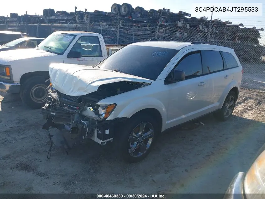 2018 Dodge Journey Se VIN: 3C4PDCAB4JT295533 Lot: 40460330