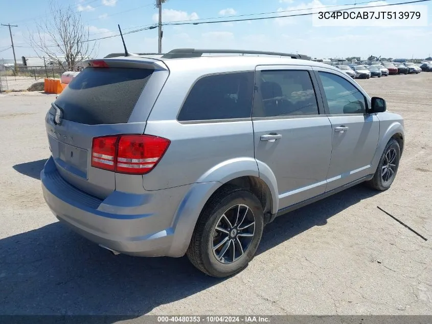 2018 Dodge Journey Se VIN: 3C4PDCAB7JT513979 Lot: 40480353