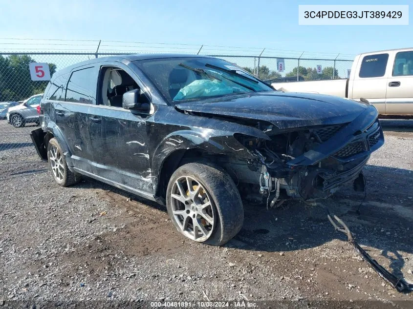 2018 Dodge Journey Gt Awd VIN: 3C4PDDEG3JT389429 Lot: 40481891