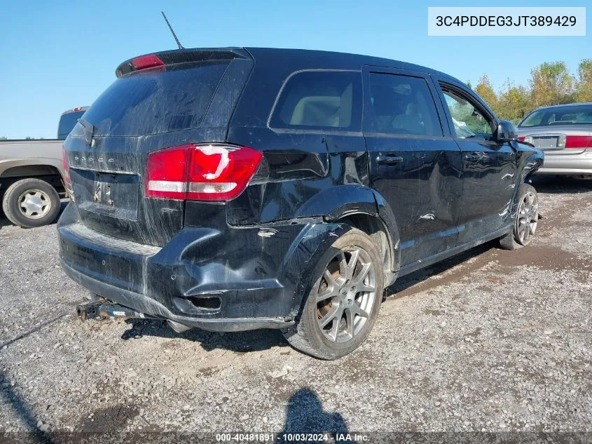 2018 Dodge Journey Gt Awd VIN: 3C4PDDEG3JT389429 Lot: 40481891