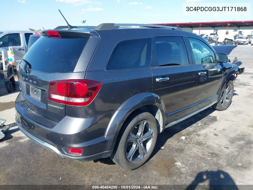 3C4PDCGG3JT171868 2018 Dodge Journey Crossroad