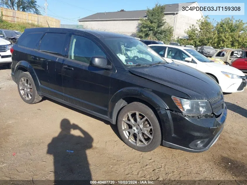 3C4PDDEG3JT159308 2018 Dodge Journey Gt Awd