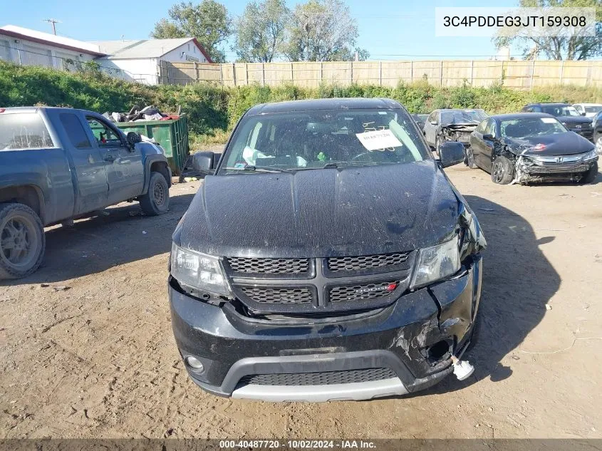 2018 Dodge Journey Gt Awd VIN: 3C4PDDEG3JT159308 Lot: 40487720