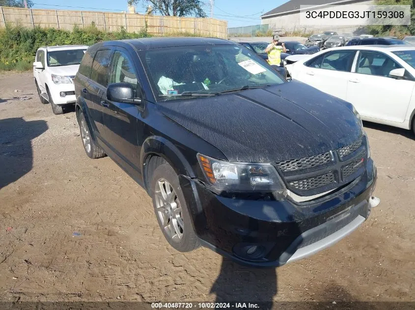 3C4PDDEG3JT159308 2018 Dodge Journey Gt Awd