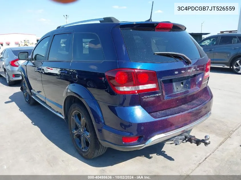 3C4PDCGB7JT526559 2018 Dodge Journey Crossroad