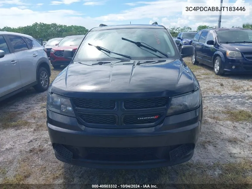 3C4PDCAB8JT183446 2018 Dodge Journey Se