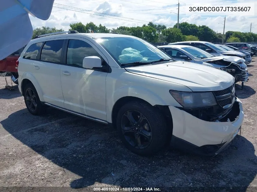 2018 Dodge Journey Crossroad VIN: 3C4PDCGG7JT335607 Lot: 40510024