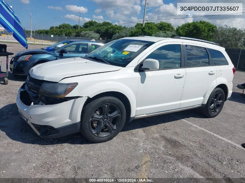 2018 Dodge Journey Crossroad VIN: 3C4PDCGG7JT335607 Lot: 40510024