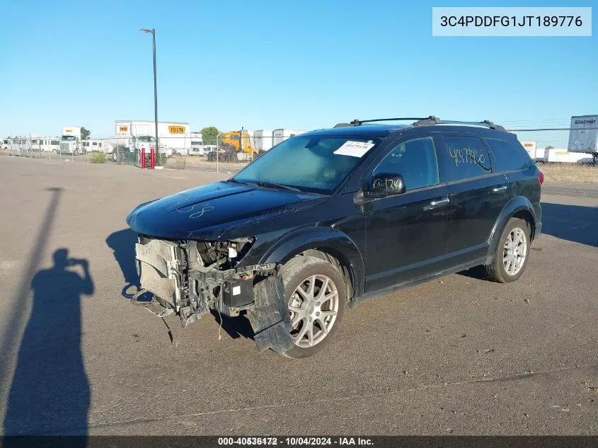 2018 Dodge Journey Gt VIN: 3C4PDDFG1JT189776 Lot: 40536172