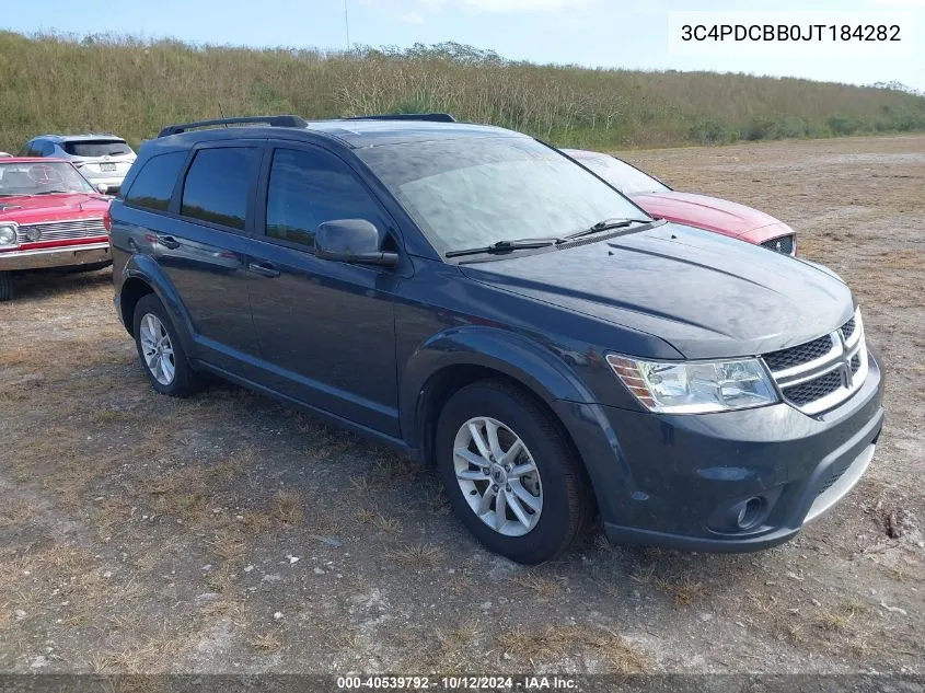 2018 Dodge Journey Sxt VIN: 3C4PDCBB0JT184282 Lot: 40539792