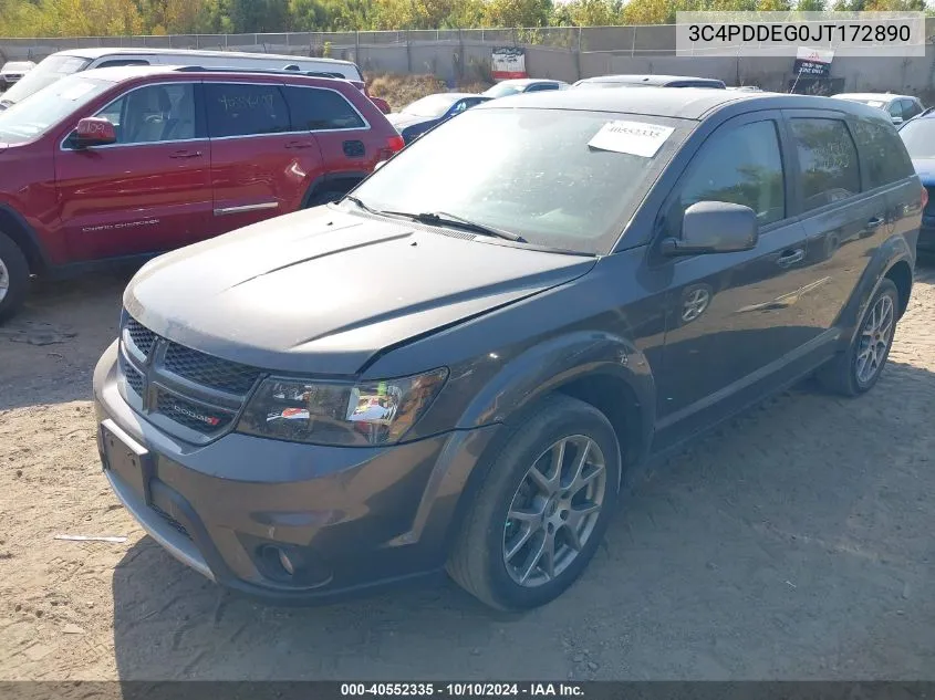 2018 Dodge Journey Gt Awd VIN: 3C4PDDEG0JT172890 Lot: 40552335