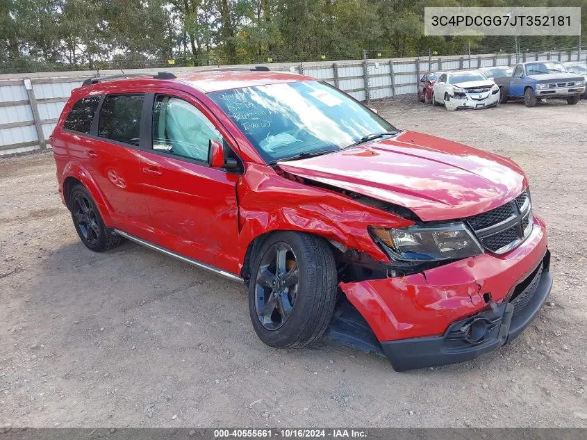 2018 Dodge Journey Crossroad VIN: 3C4PDCGG7JT352181 Lot: 40555661