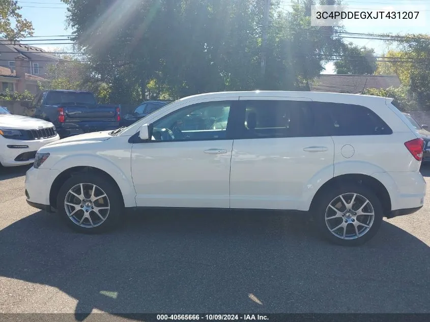 2018 Dodge Journey Gt Awd VIN: 3C4PDDEGXJT431207 Lot: 40565666