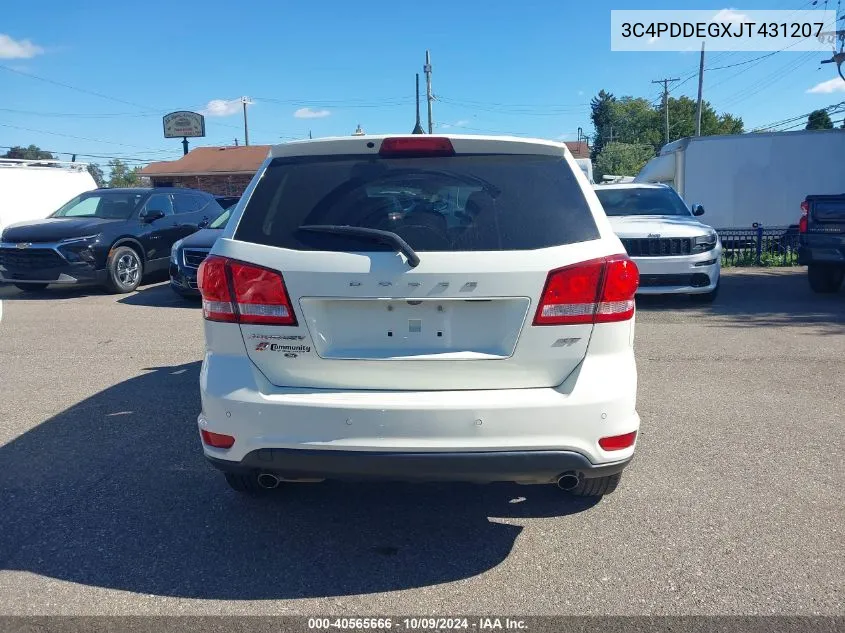 3C4PDDEGXJT431207 2018 Dodge Journey Gt Awd