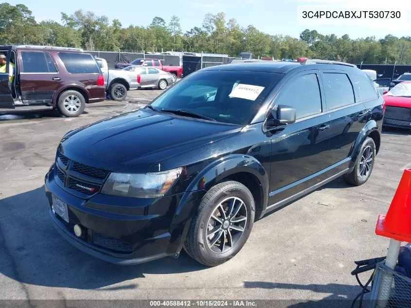 2018 Dodge Journey Se VIN: 3C4PDCABXJT530730 Lot: 40588412