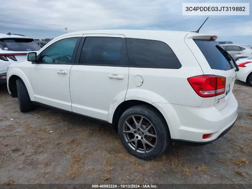 2018 Dodge Journey Gt Awd VIN: 3C4PDDEG3JT319882 Lot: 40592224