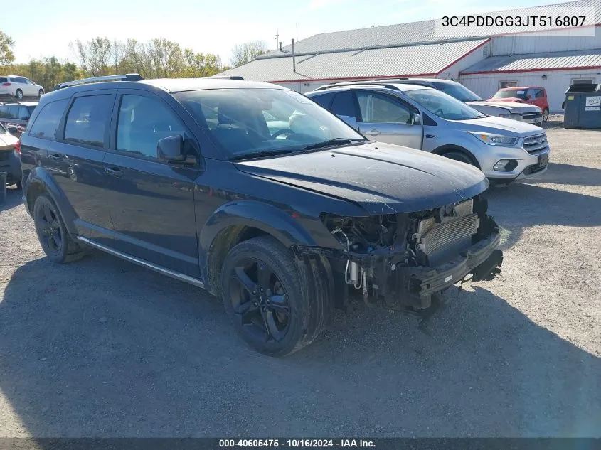 3C4PDDGG3JT516807 2018 Dodge Journey Crossroad Awd