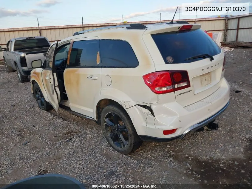 2018 Dodge Journey Crossroad VIN: 3C4PDCGG9JT310370 Lot: 40610662