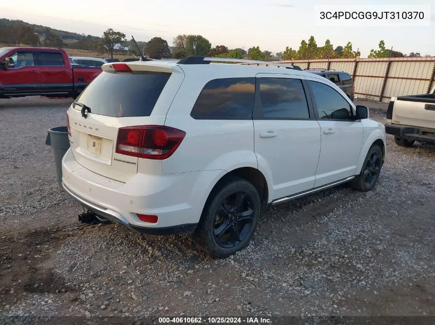 2018 Dodge Journey Crossroad VIN: 3C4PDCGG9JT310370 Lot: 40610662