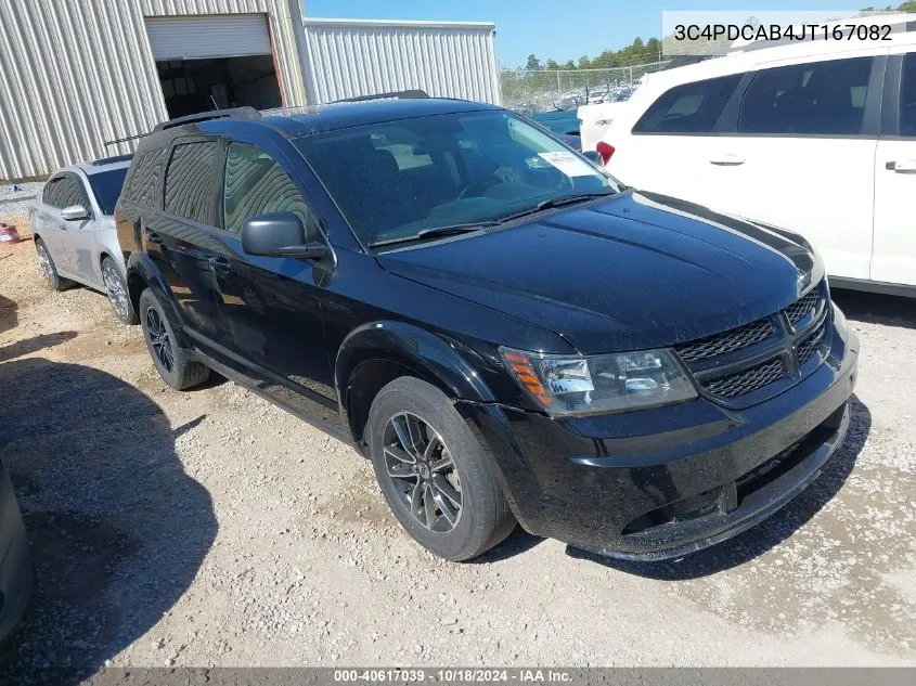 2018 Dodge Journey Se VIN: 3C4PDCAB4JT167082 Lot: 40617039