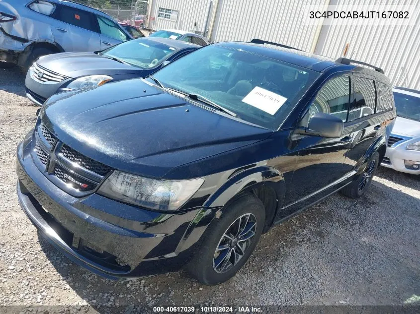 2018 Dodge Journey Se VIN: 3C4PDCAB4JT167082 Lot: 40617039