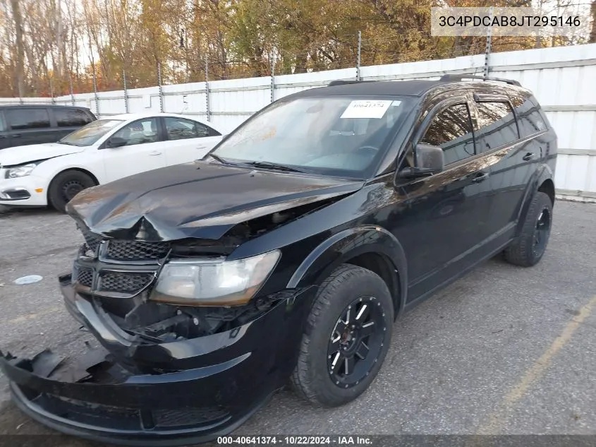 2018 Dodge Journey Se VIN: 3C4PDCAB8JT295146 Lot: 40641374