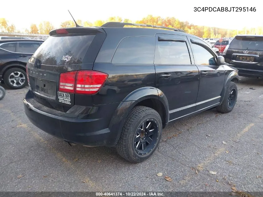 2018 Dodge Journey Se VIN: 3C4PDCAB8JT295146 Lot: 40641374