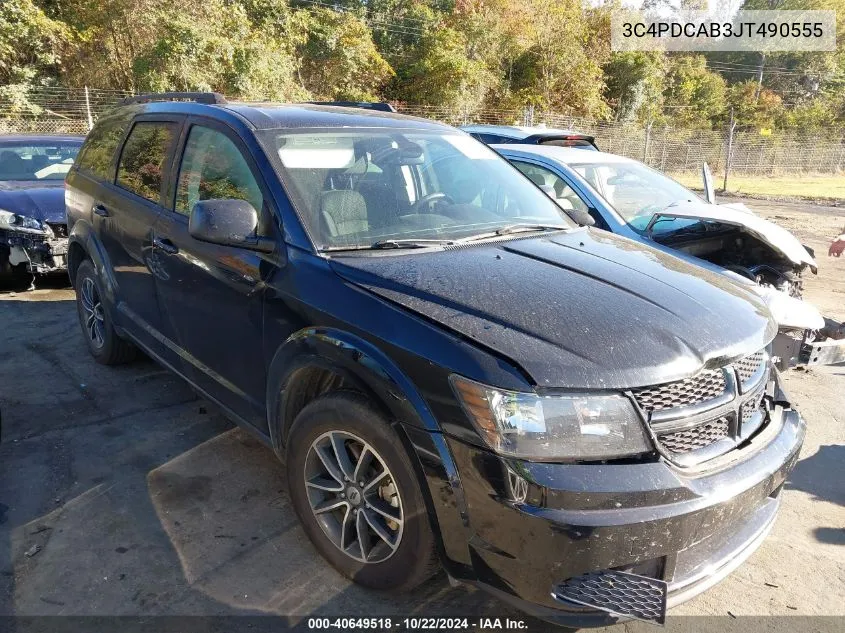 2018 Dodge Journey Se VIN: 3C4PDCAB3JT490555 Lot: 40649518