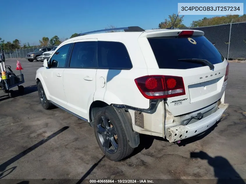 3C4PDCGB3JT257234 2018 Dodge Journey Crossroad