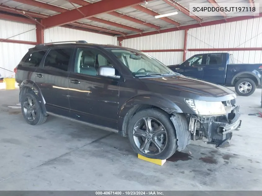 2018 Dodge Journey Crossroad Awd VIN: 3C4PDDGG5JT197118 Lot: 40671400