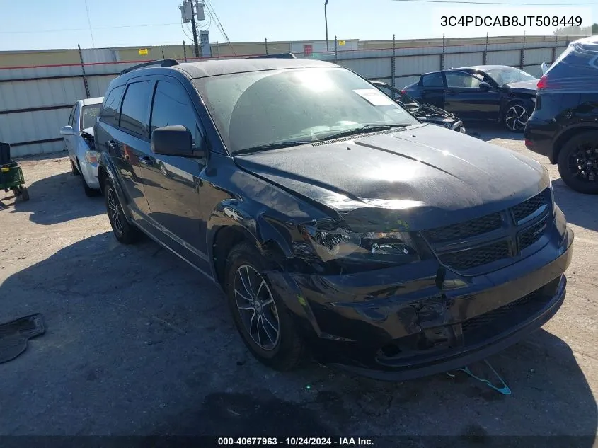 3C4PDCAB8JT508449 2018 Dodge Journey Se