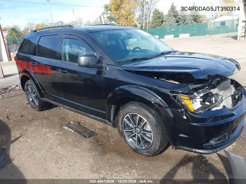 2018 Dodge Journey Se Awd VIN: 3C4PDDAG5JT390314 Lot: 40678628