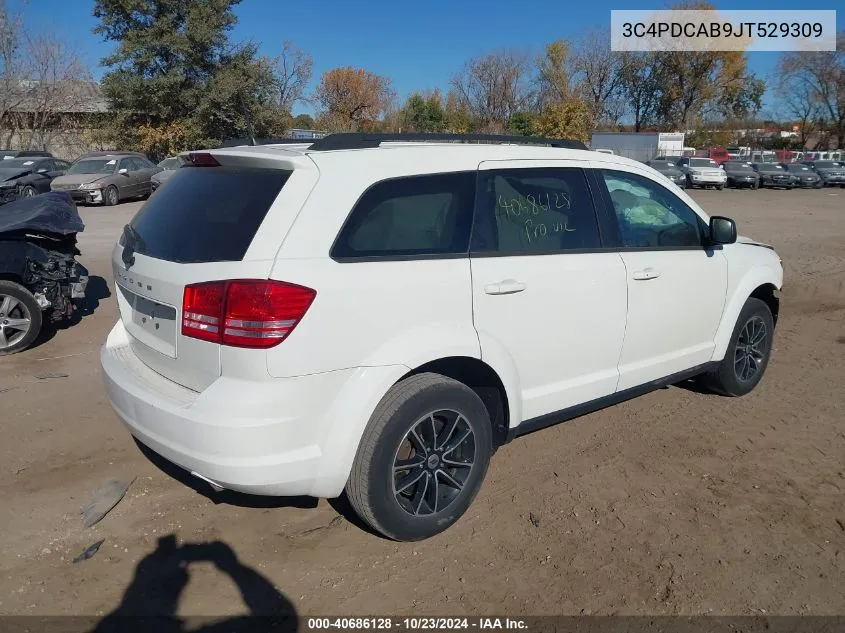 3C4PDCAB9JT529309 2018 Dodge Journey Se