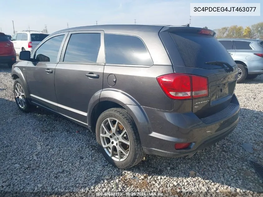 2018 Dodge Journey Gt VIN: 3C4PDCEG4JT463077 Lot: 40692373