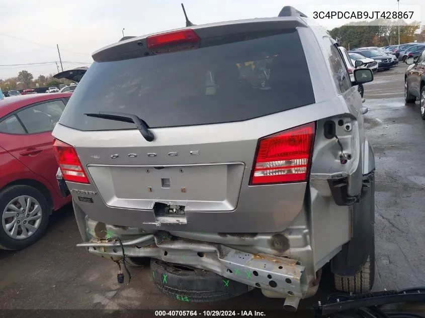 3C4PDCAB9JT428867 2018 Dodge Journey Se