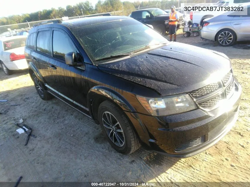 2018 Dodge Journey Se VIN: 3C4PDCAB7JT383282 Lot: 40722047