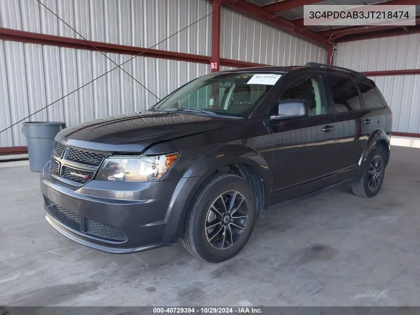 3C4PDCAB3JT218474 2018 Dodge Journey Se