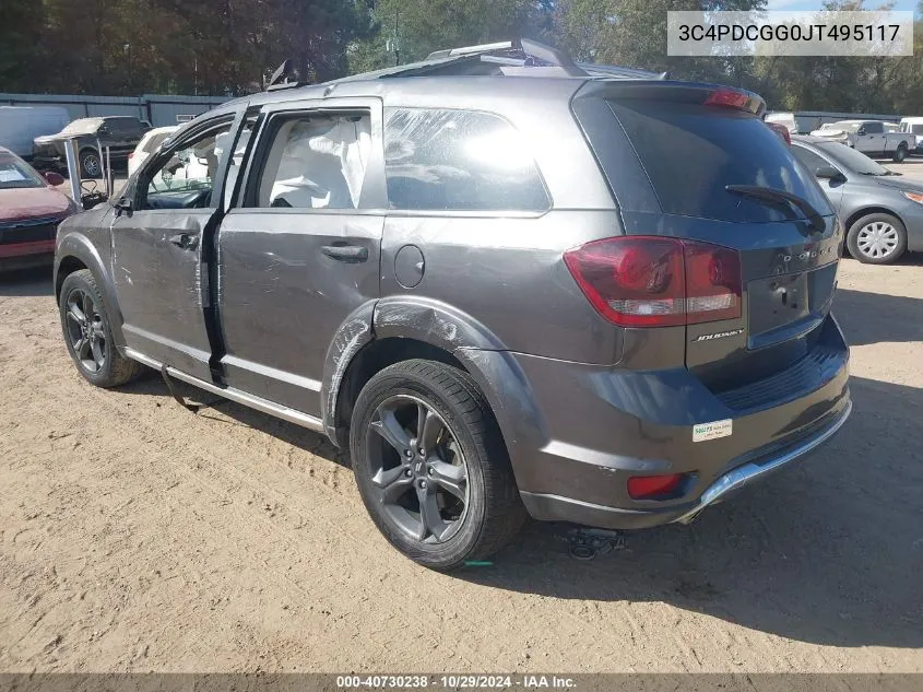 2018 Dodge Journey Crossroad VIN: 3C4PDCGG0JT495117 Lot: 40730238