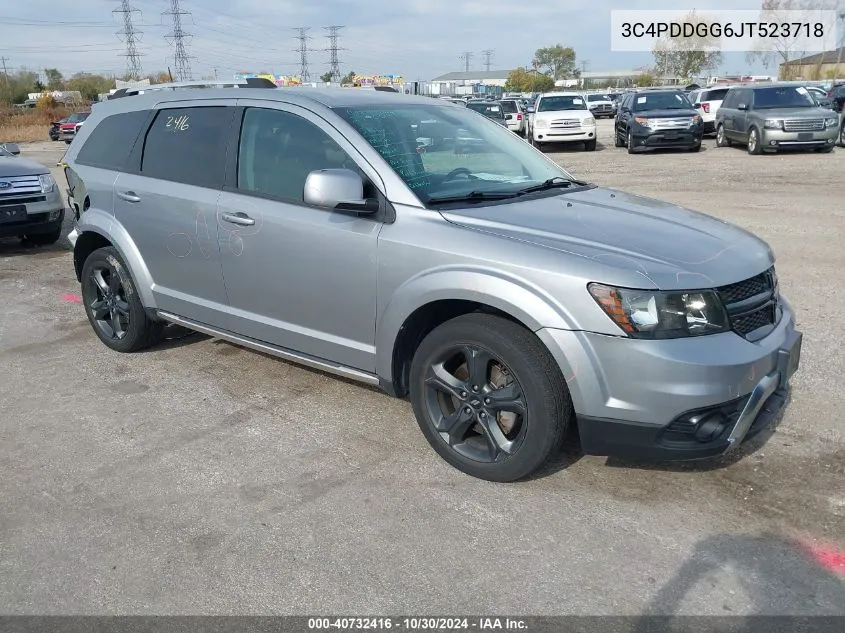 2018 Dodge Journey Crossroad Awd VIN: 3C4PDDGG6JT523718 Lot: 40732416