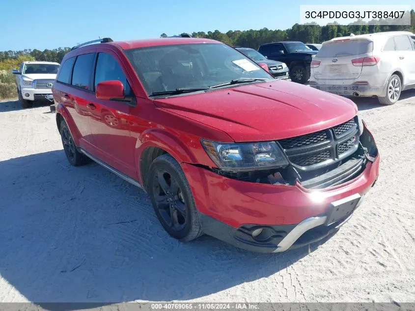 3C4PDDGG3JT388407 2018 Dodge Journey Crossroad Awd