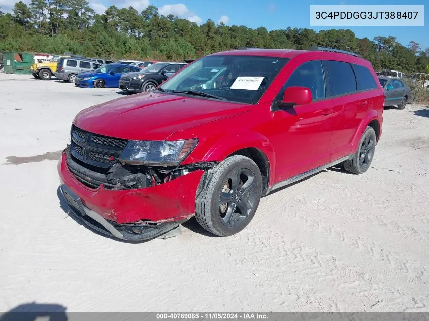 3C4PDDGG3JT388407 2018 Dodge Journey Crossroad Awd