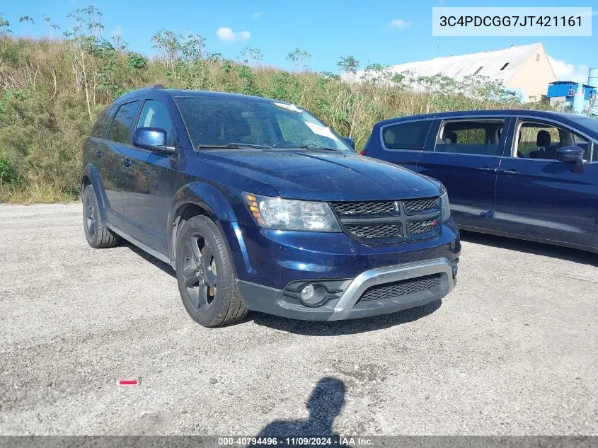 2018 Dodge Journey Crossroad VIN: 3C4PDCGG7JT421161 Lot: 40794496