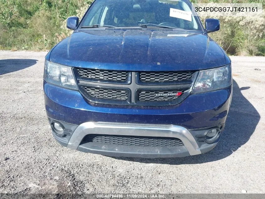 2018 Dodge Journey Crossroad VIN: 3C4PDCGG7JT421161 Lot: 40794496