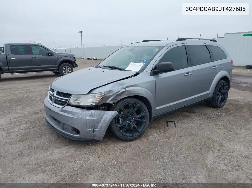 2018 Dodge Journey Se VIN: 3C4PDCAB9JT427685 Lot: 40797244